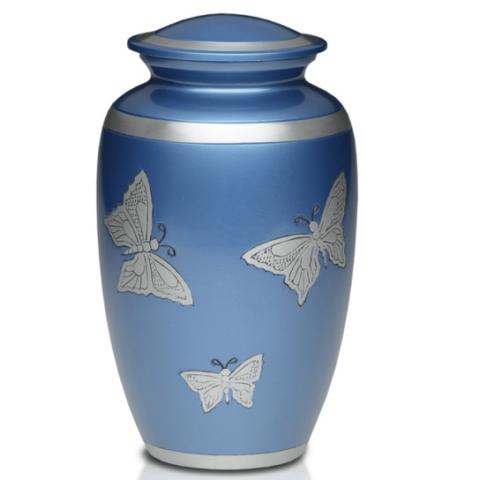 Blue with Butterflies