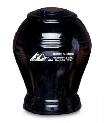 Ebony Capsule Urn
