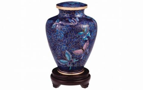 Nouveau Butterfly Cloisonne Keepsake