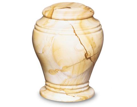 Teak Bell Jar Urn